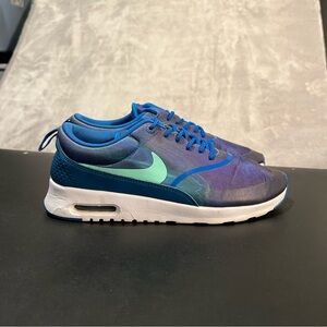Nike Air Max Thea Running Shoes Women's 7.5 Blue 599408-405 Athleic Sneakers